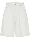 Dsquared2 Dsquared Men Denim Bermuda Shorts In Beige