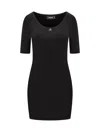 Dsquared2 Midi Dress In Black