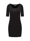 Dsquared2 Midi Dress In Black