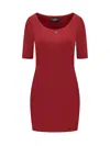 Dsquared2 Midi Dress In Cherry Pop