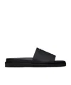 Dsquared2 D2 Embossed-logo Slides In Black