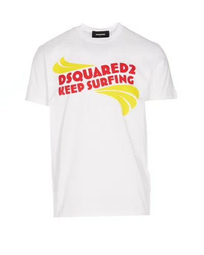 DSQUARED2 D2 KEEP SURFING COOL T-SHIRT