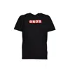 Dsquared2 D2 Logo Patch Crewneck T-shirt In Nero