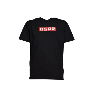 DSQUARED2 D2 LOGO PATCH CREWNECK T-SHIRT