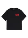 Dsquared2 D2 Logo-patch T-shirt In Black
