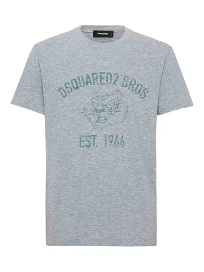 DSQUARED2 D2 LOGO-PRINT T-SHIRT