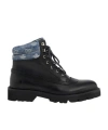 Dsquared2 D2 Monogram Ankle Boots In Black