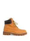 Dsquared2 D2 Monogram Ankle Boots In Orange