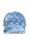 Dsquared2 D2 Monogram Baseball Cap In Blue