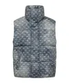 Dsquared2 D2 Monogram Down Gilet In Blue