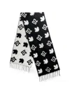 Dsquared2 D2 Monogram Scarf In Multi