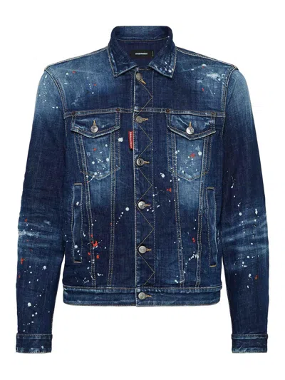 DSQUARED2 CHAQUETA VAQUERA - AZUL OSCURO