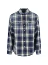 Dsquared2 Checked Pattern Shirt With Pockets And Collar