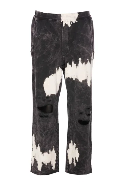 Dsquared2 D2 Reverse Chill Out Pants In Grey