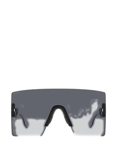Dsquared2 D2 Shield-frame Sunglasses In Orange
