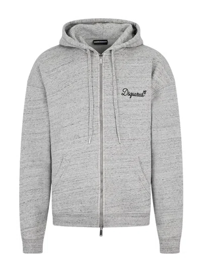 Dsquared2 Dsquared Men D2 Signature Sweatshirt In Gray