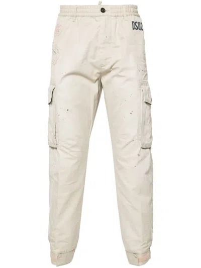 DSQUARED2 D2 STAMPS CARGO PANTS