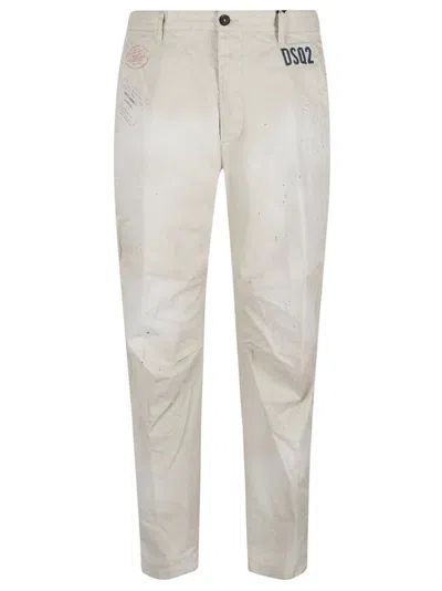 Dsquared2 Trousers In Beige