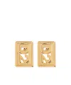 Dsquared2 D2 Statement Earrings In Gold