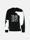 Dsquared2 'd2' Sweater Fake Black Wool Stitching