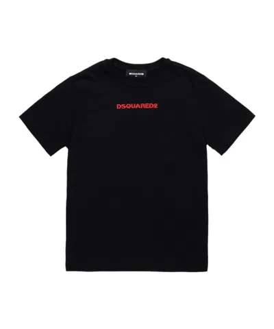 Dsquared2 D2 T-shirt In Black