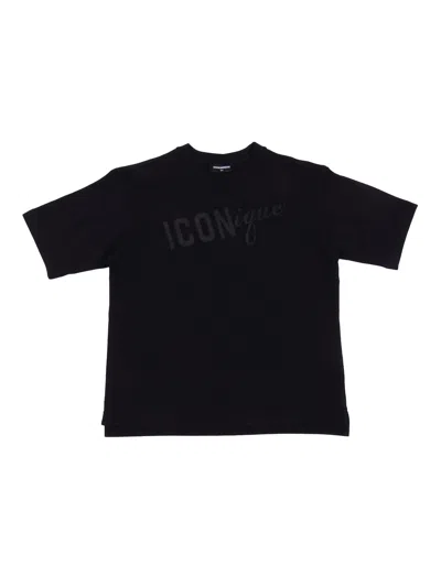 D-squared2 D Squared2 D2 T1240 U New Loose Fit Maglietta In Black