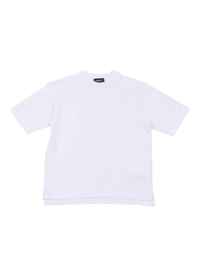 D-squared2 D Squared2 D2 T1240 U New Loose Fit Maglietta In White