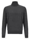 Dsquared2 D2 Turtleneck Sweater In Black
