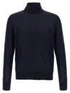 Dsquared2 D2 Turtleneck Sweater In Blue