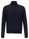 Dsquared2 D2 Turtleneck Sweater In Blue