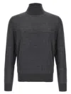 Dsquared2 D2 Turtleneck Sweater In Gray