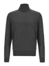 Dsquared2 D2 Turtleneck Sweater In Gray