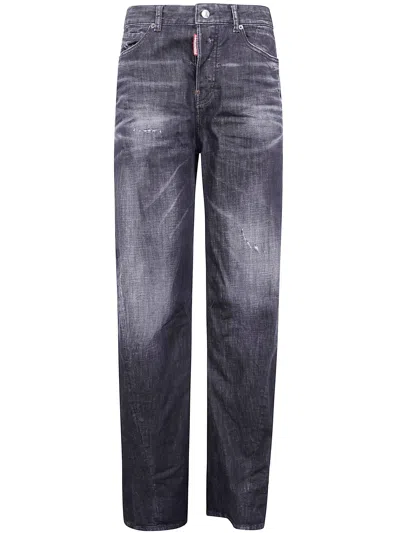 Dsquared2 D2 Twisted Jean In Black