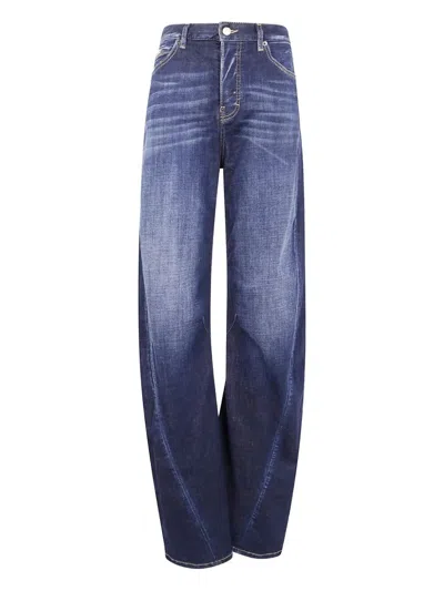 DSQUARED2 D2 TWISTED JEAN,S75LB1087.D30019 470 NAVY BLUE