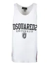 Dsquared2 D2 University White Tank Top In White