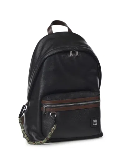 Dsquared2 D2 Upside Down Backpack In Black