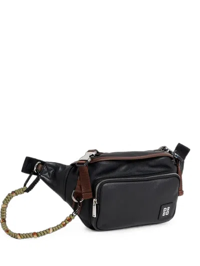 Dsquared2 D2 Upside Down Belt Bag In Black