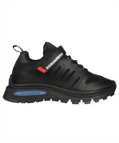Pre-owned Dsquared2 D2 X Ibra - Runds2 Low-top Sneakers In Black