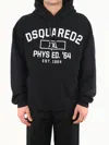 Dsquared2 D2 Xxl Herca Hoodie Black In Black