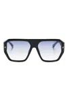 Dsquared2 D20128s Pilot-frame Sunglasses In 黑色