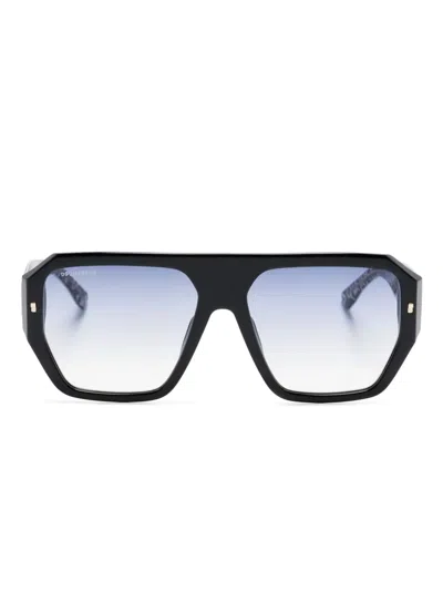 Dsquared2 D20128s Pilot-frame Sunglasses In 黑色