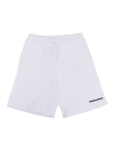 D-squared2 Kids'  D2p830u Calzoncini In White