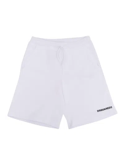 Dsquared2 Kids' D2p830u Pants In White