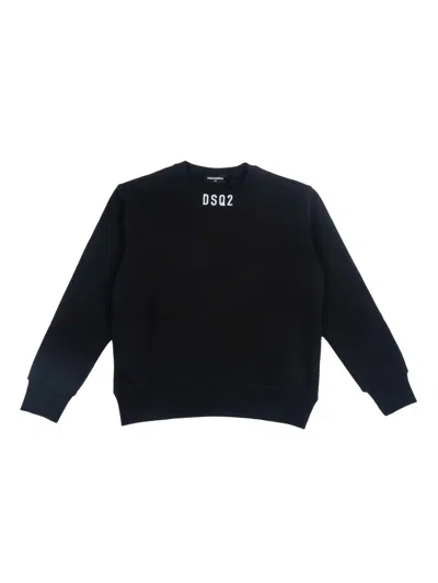 D-squared2 Kids'  D2s934f Cool Fit Felpa In Black
