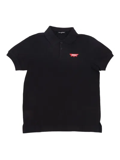 D-squared2 Kids'  D2t1221u Maglietta In Black