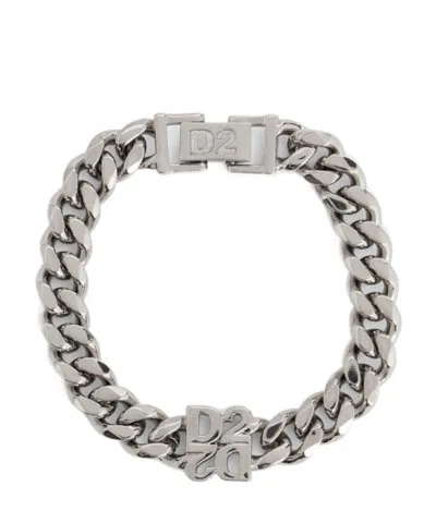 Dsquared2 D2-upside-down Armlet In Silver