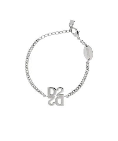Dsquared2 D2-upside-down Armlet In Silver