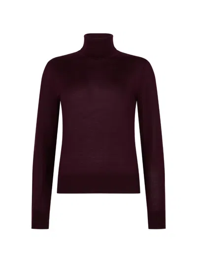 Dsquared2 D2-upside-down Turtleneck Pullover In Purple