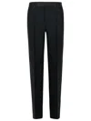 Dsquared2 Tailored Wool Straight Pants In Black