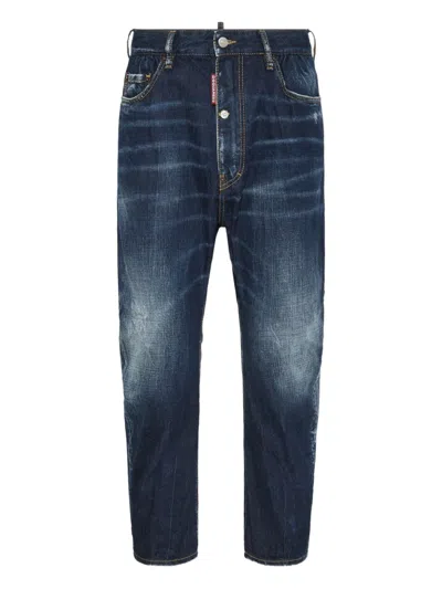 Dsquared2 Dan's Big Brother Jeans In Blue